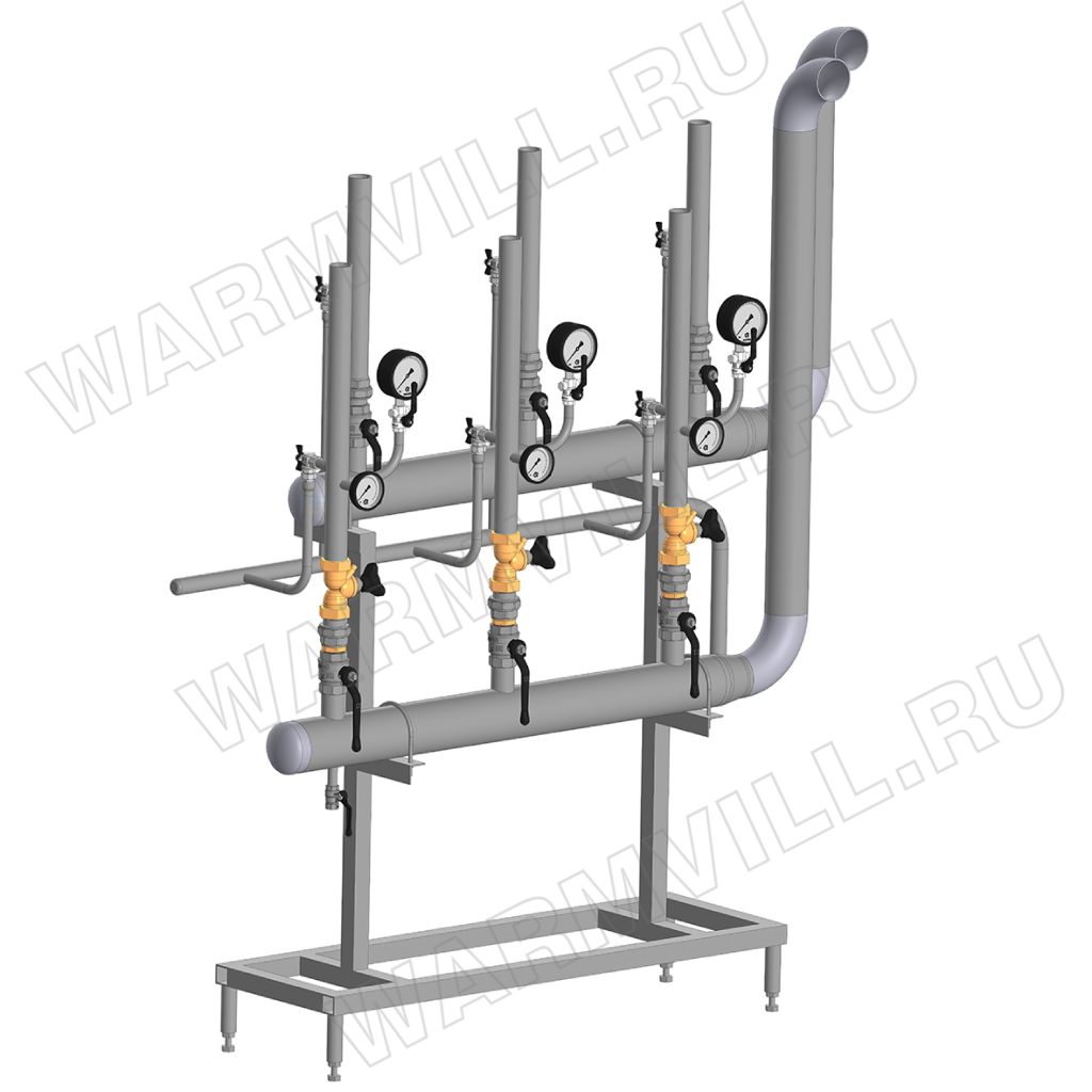 Блок коллектор отопления